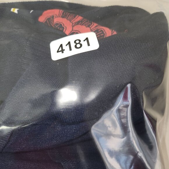 7th Avenue Design Studio XL Navy Floral Hem Knit Top 4181 - Picture 8 of 8